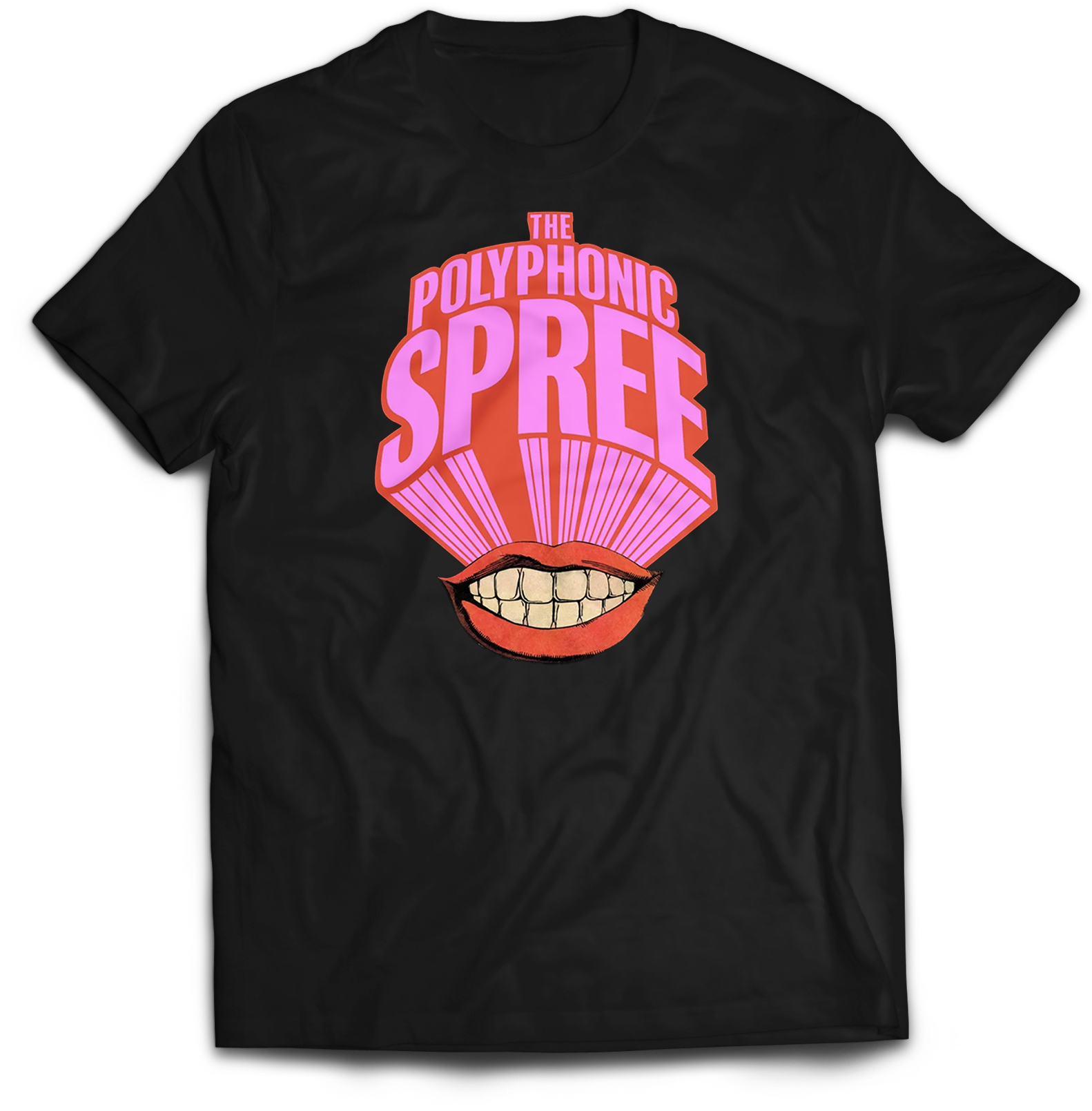 The Polyphonic Spree Smile Black Shirt